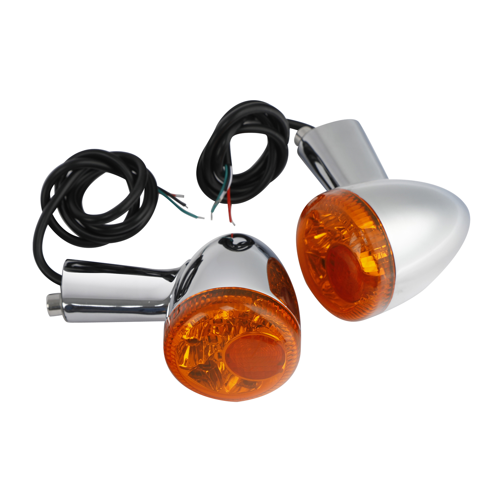 Amber Rear Turn Signals LED Light Fit For Harley Sportster XL 883 XL1200 92-22