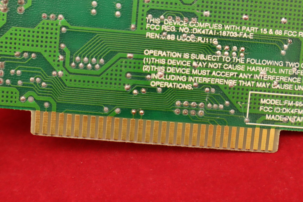 Hewlett-Packard HP FM9648HRA Internal Desktop Computer Modem Card