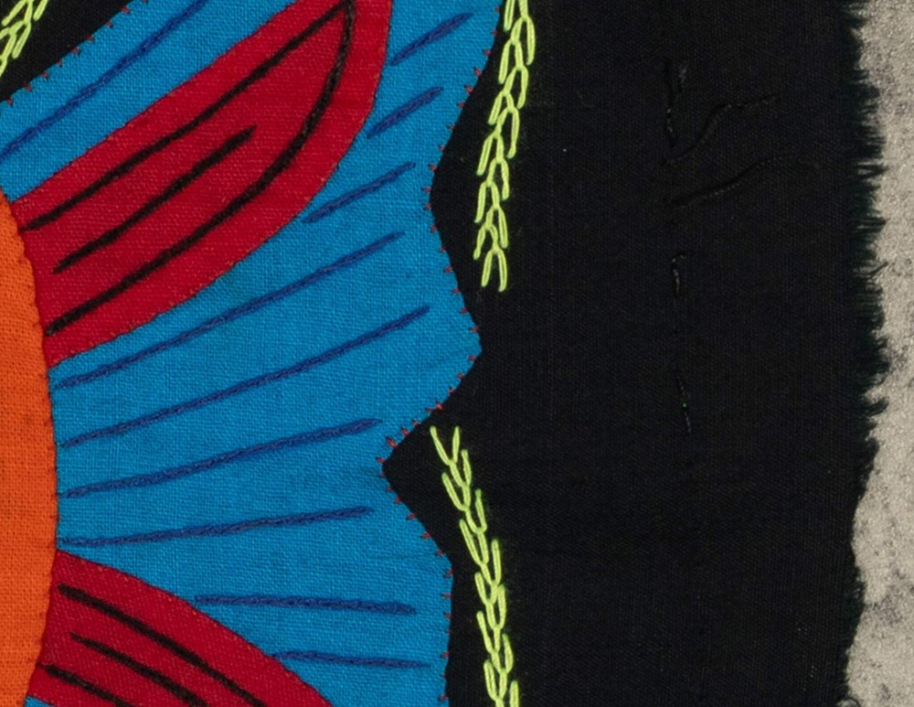 Multi-Color Butterfly Orange And Blue Molita