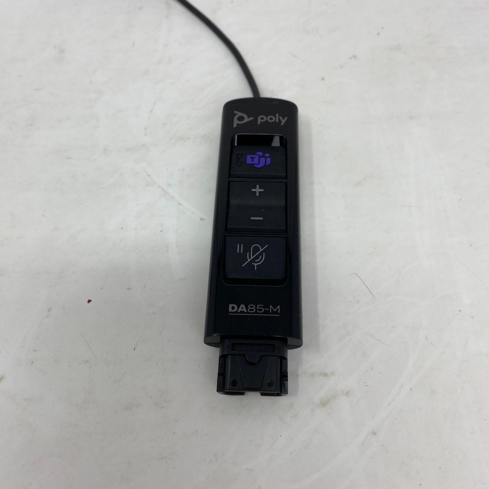 Plantronics Poly HW520 Headset with Poly DA85-M Adapter - TESTED