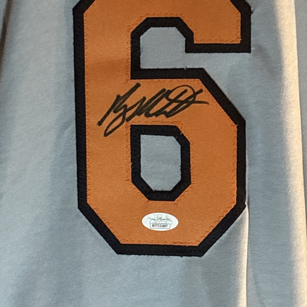 Ryan Mountcastle Signed Baltimore Orioles Jersey COA JSA