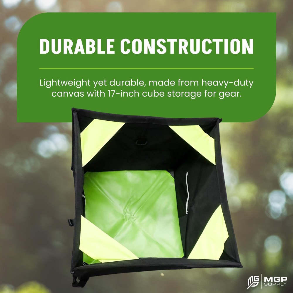 Arborist Throw Line Cube & Kit | Durable & Collapsible Storage Cube for Organ...