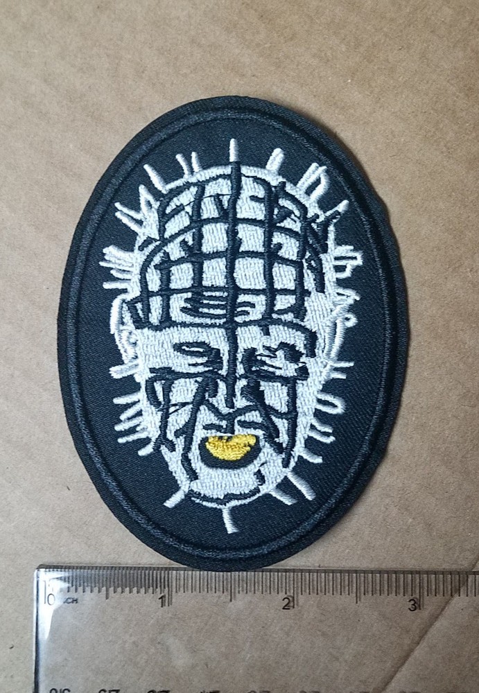 Hellraiser Pinhead Embroidered patch 3 3/4 inches tall