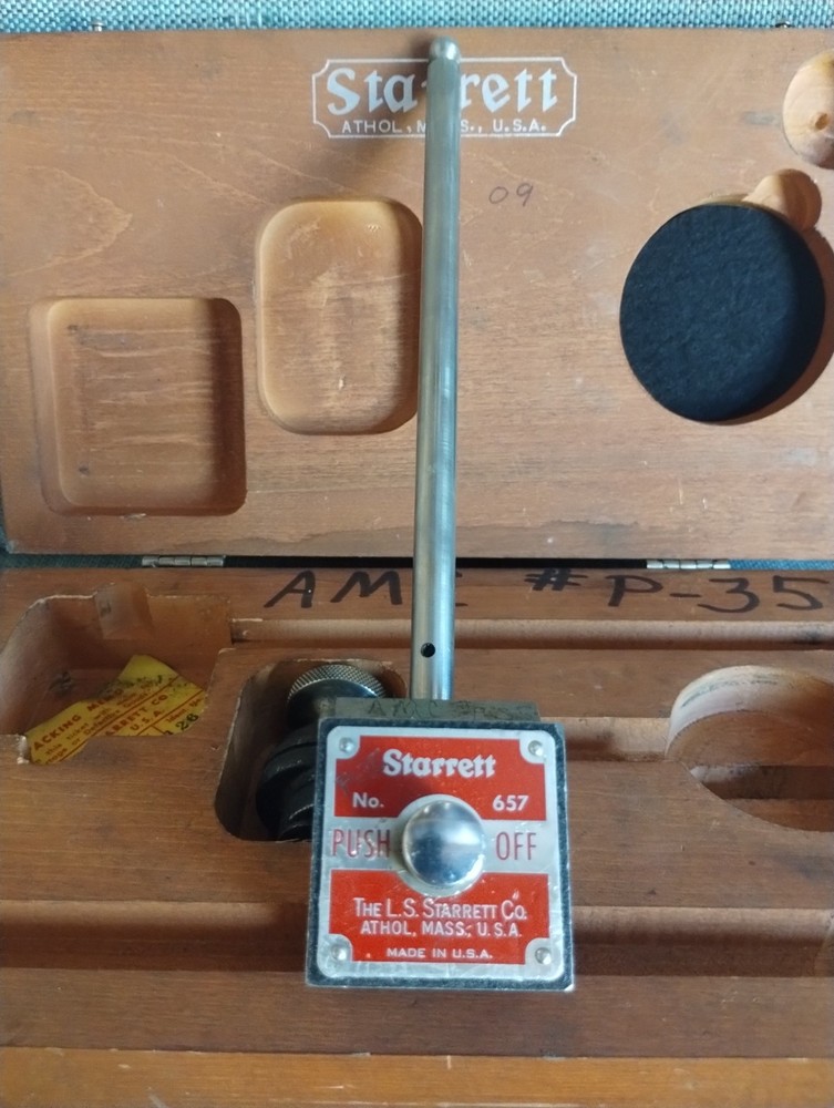 Starrett No.657 Magnetic Indicator Base