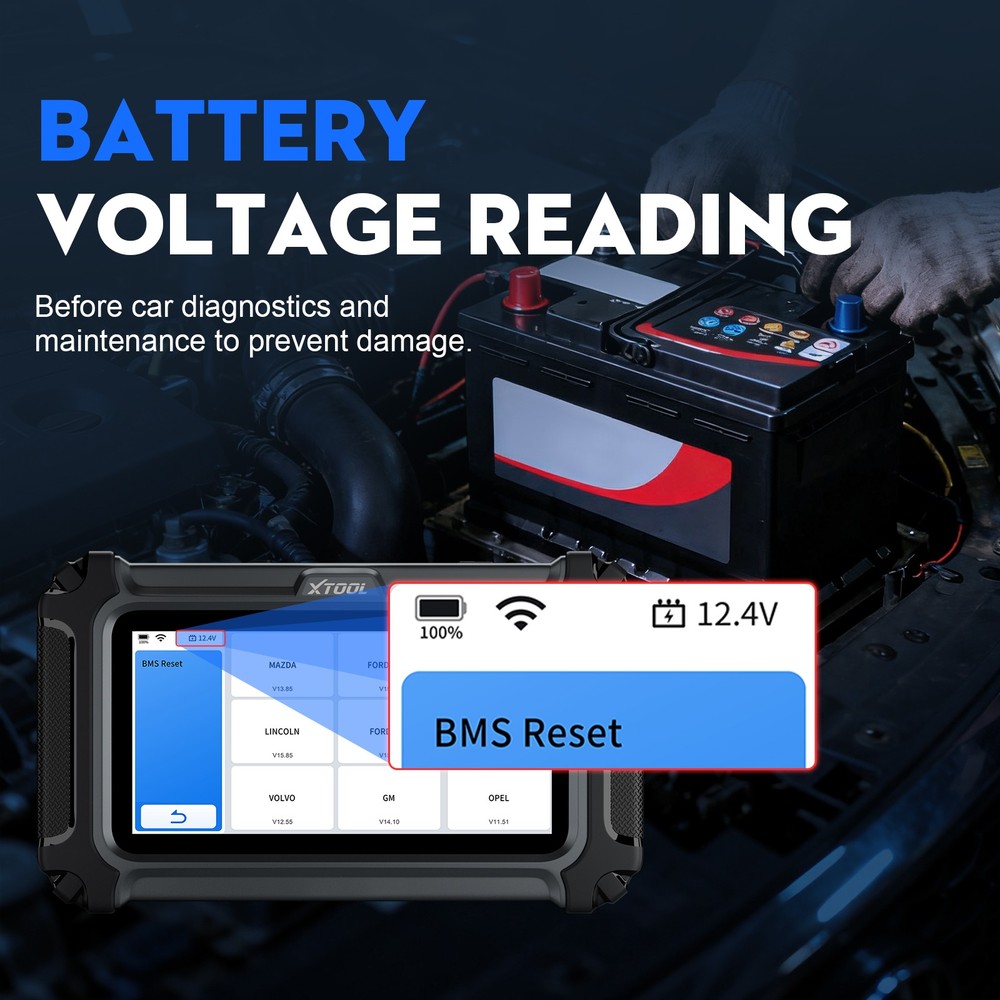 XTOOL D5 OBD2 Scanner Engine ABS SRS Transmission Diagnostic Tool Code Reader