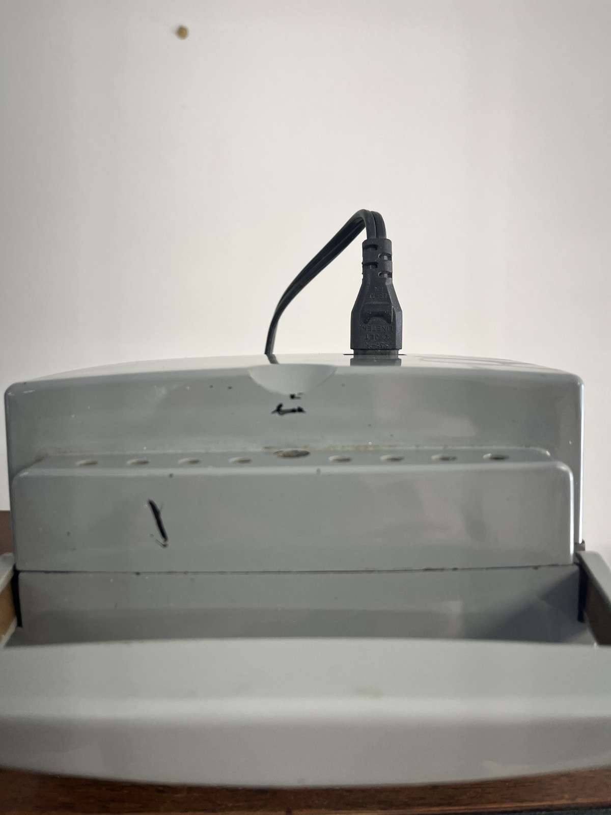 EXCELLENT 1953 MCM ZENITH K412-G “OWL EYE” Factory DAWN GREY Tube Radio