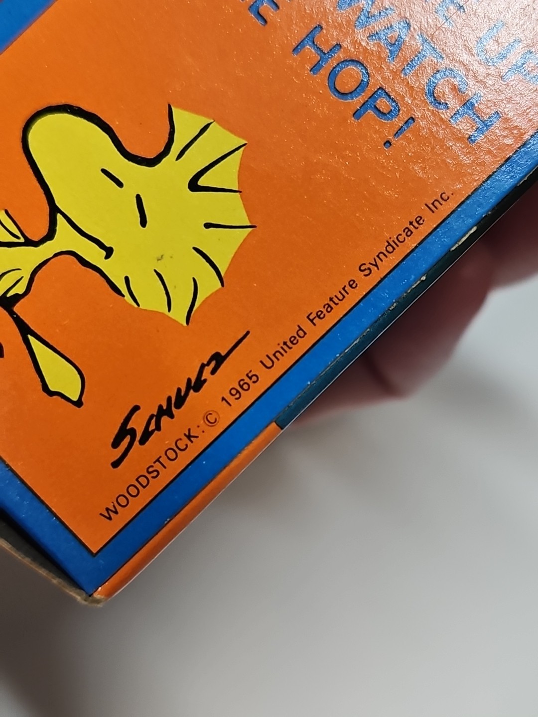 Vintage Aviva Mini Hopping Woodstock Wind-Up Toy