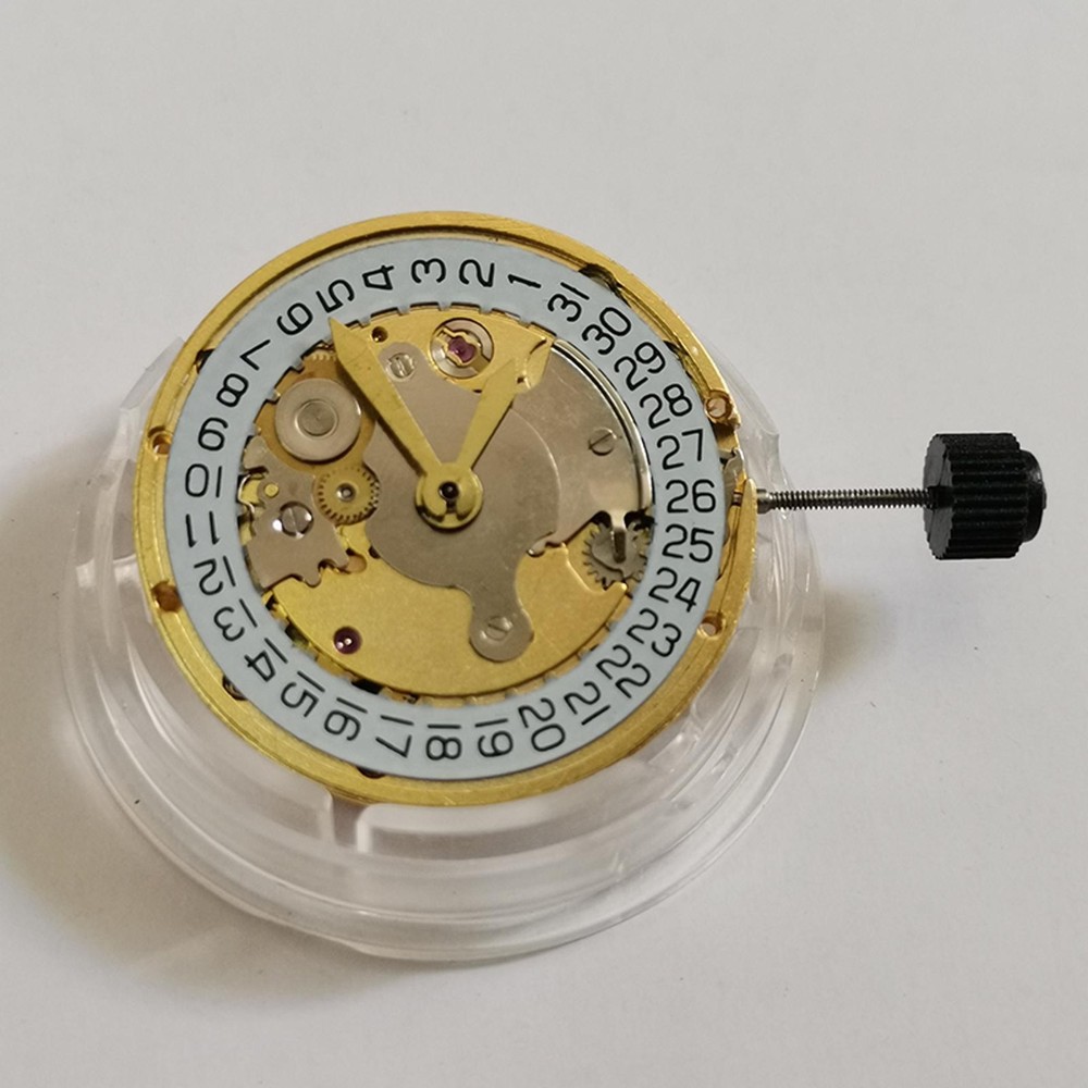 Gold Replacement 2824 Automatic Mechanical Movement 3-Hand Watch Accessories