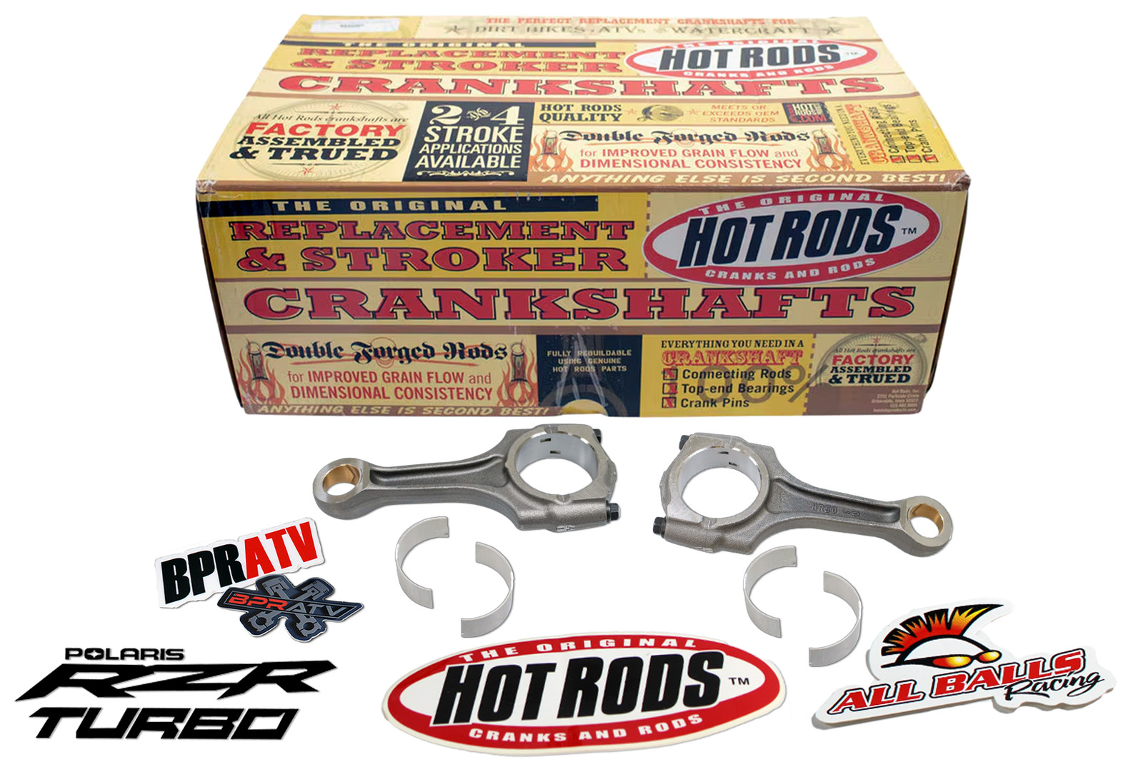 Hot Rods Crankshaft Kit Polaris RZR Turbo Bearings Seal RZR XP Turbo S 2018–2020
