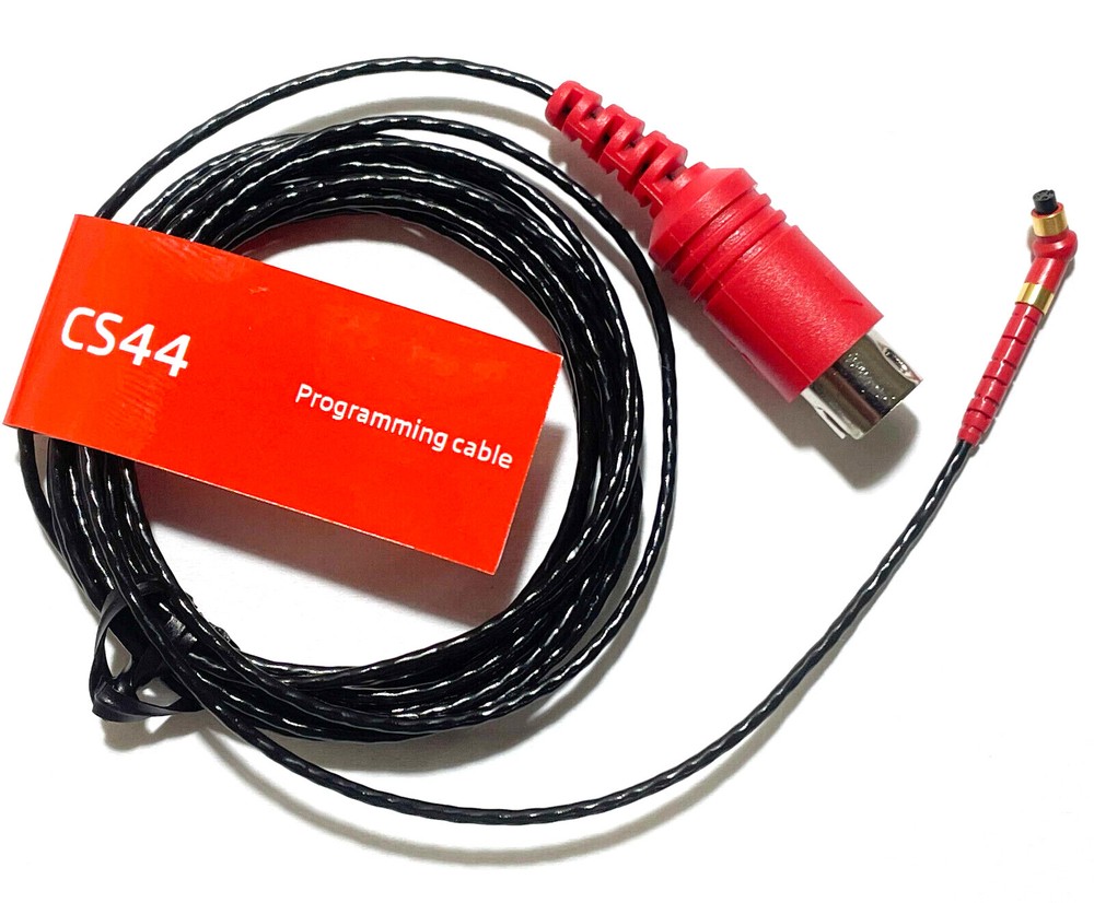 New, CS44 Hearing Aid Programming Cable (Sonion). Red Color    -    USA Shipping