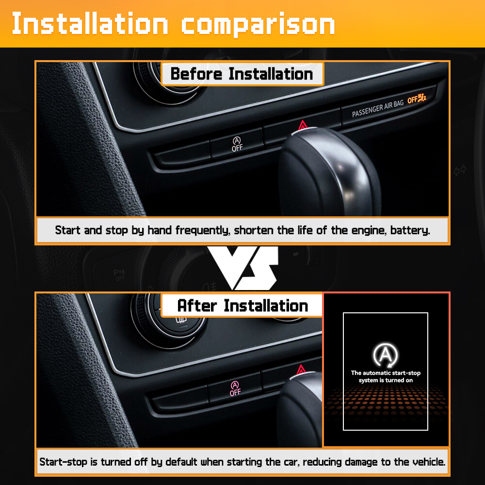 For VW Atlas Automatic Car Auto Stop Start Cable Engine Eliminator Canceller US