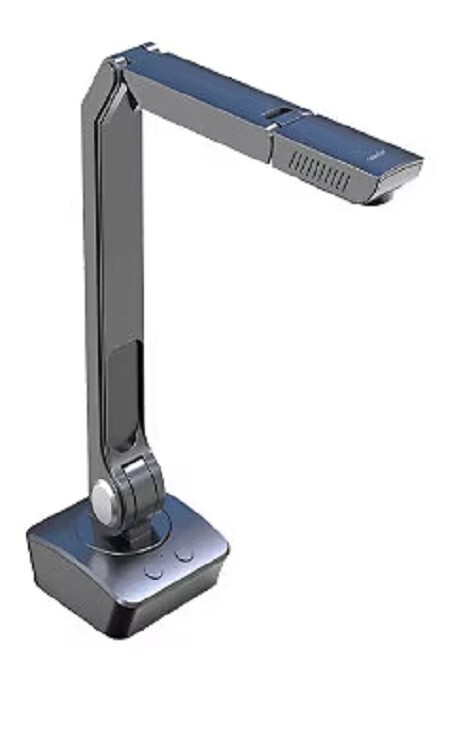 Document Camera 4K Ultra-HD, Auto-Focus Lens Adjustable LED Light Type-C 30 FPS