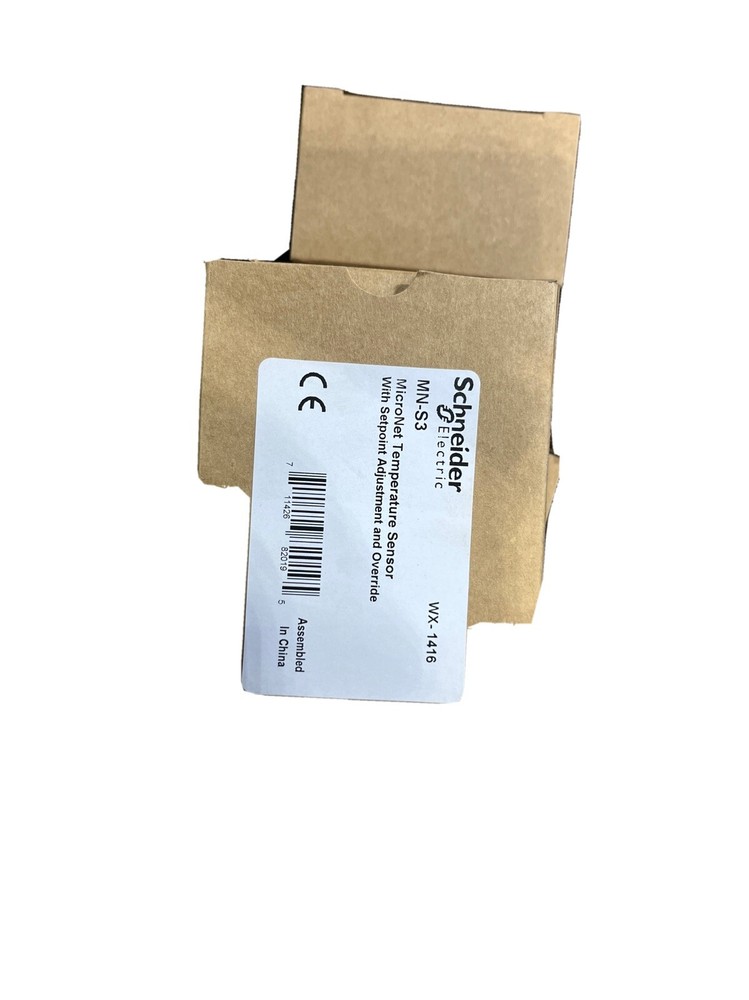 Schneider MN-S3 MicroNet Sensor with Setpoint Adjustment and Override