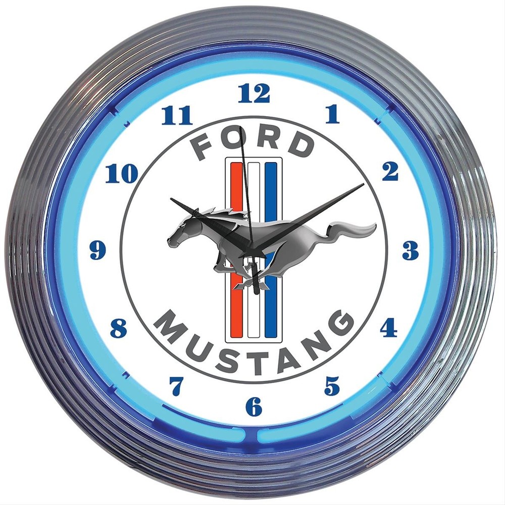 Summit Racing Gifts� Neon Mopar Wall Clock 8MUST1