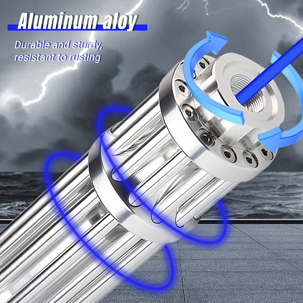 Blue Burning Laser Pointer 450-n-m Adjustable Visible Beam Dot Light 5 Heads