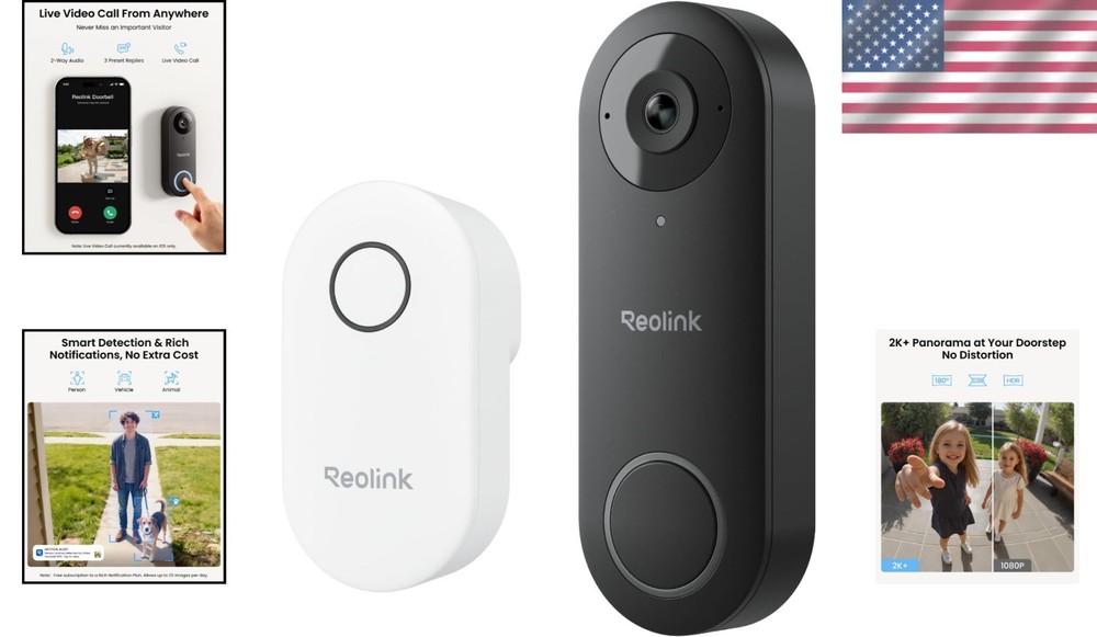 Customized Chime V2 Video Doorbell - Local Storage