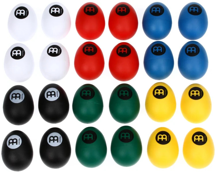Meinl Percussion Egg Shaker Assortment - Multi-colored (24-pack)