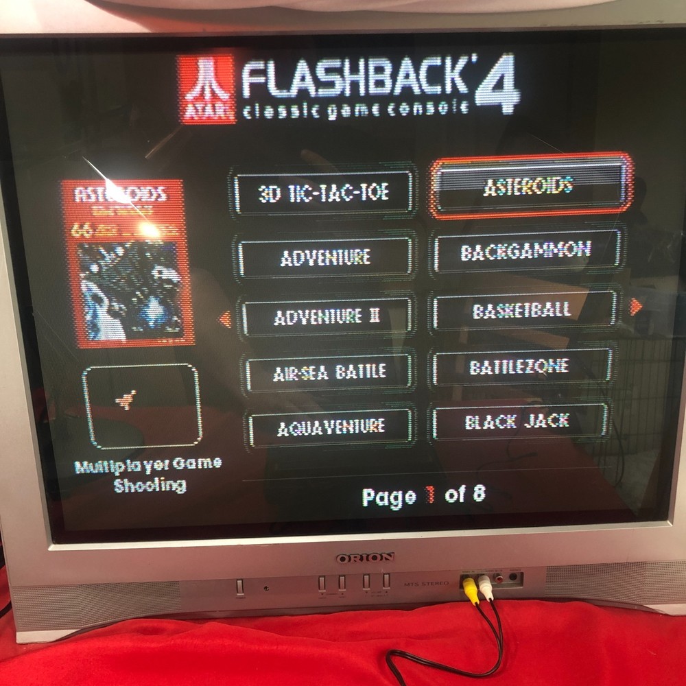 Atari Flashback 4 game console 75 games 2 controllers - VIDEO OF IT WORKING!