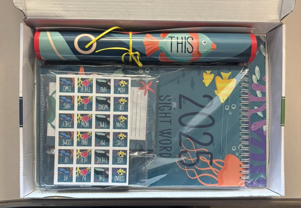 Ocean Theme Phonics Learning Board Sight Word Set - Educational Homeschool