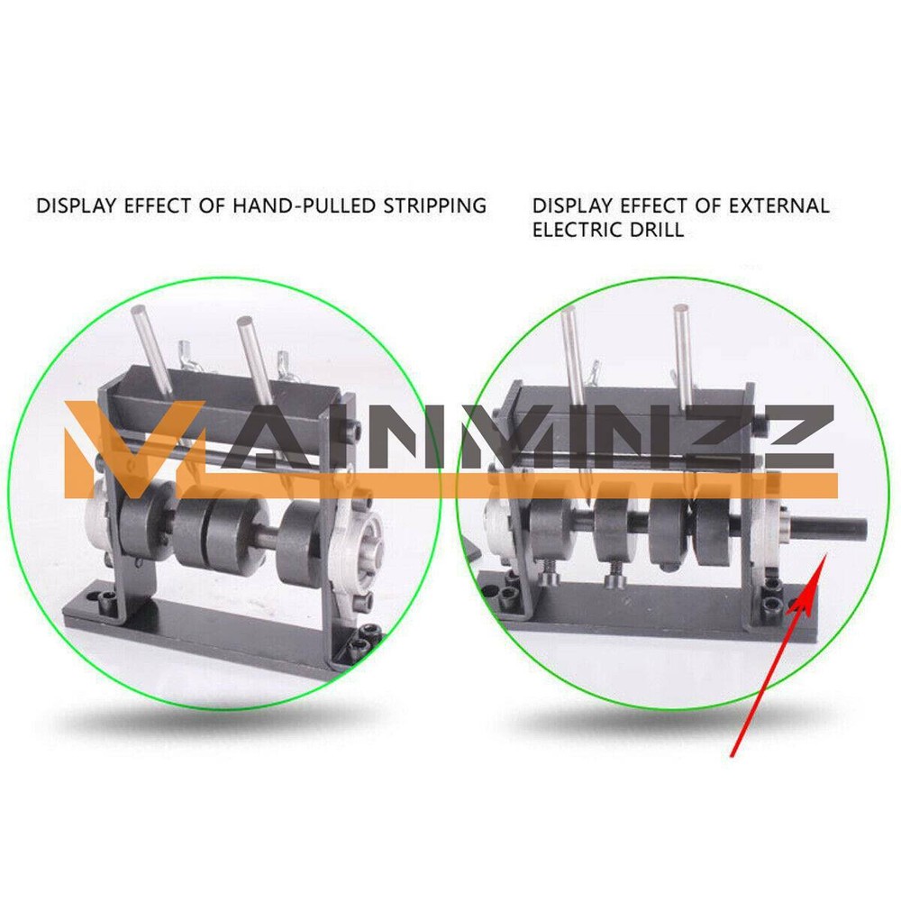 Manual Copper Wire Stripping Machine Scrap Cable Peeling Stripper Fixture 1-30mm