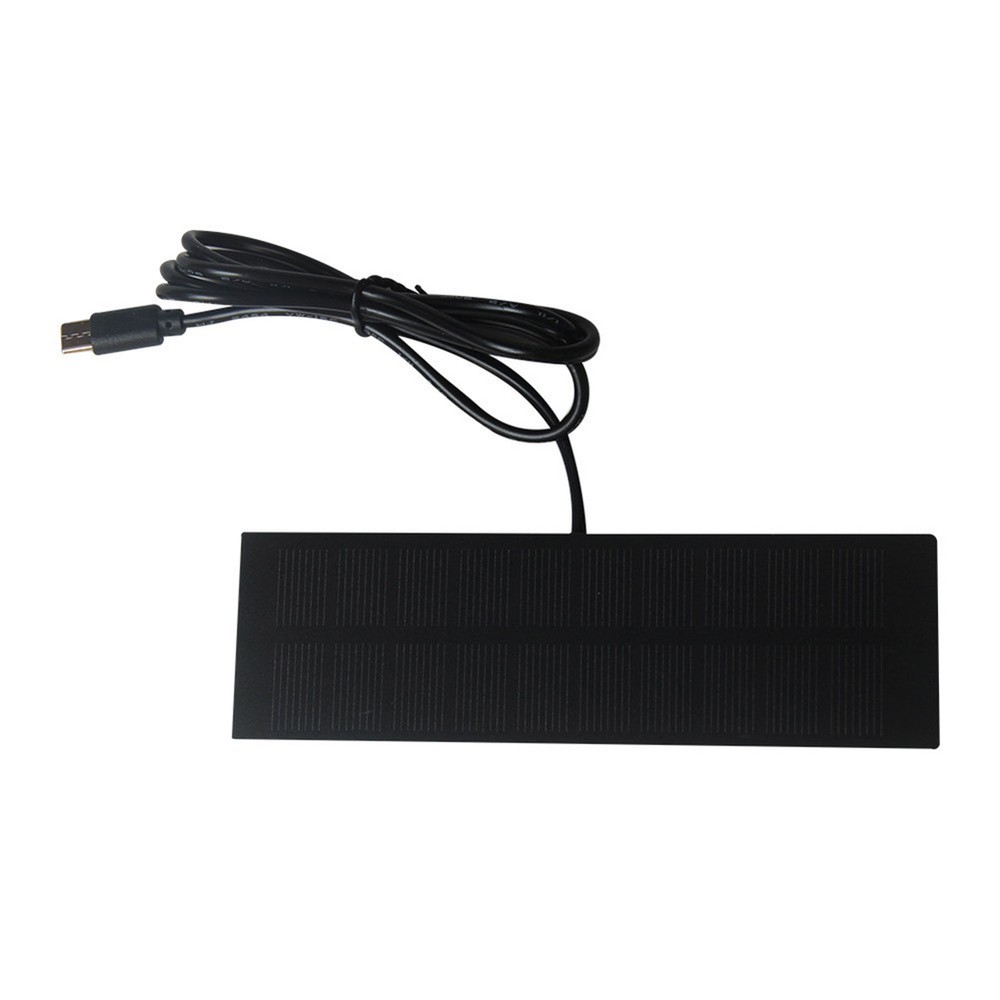 Compact 1W 5V Solar Panel Charger for Mobile Devices Portable Type C Output