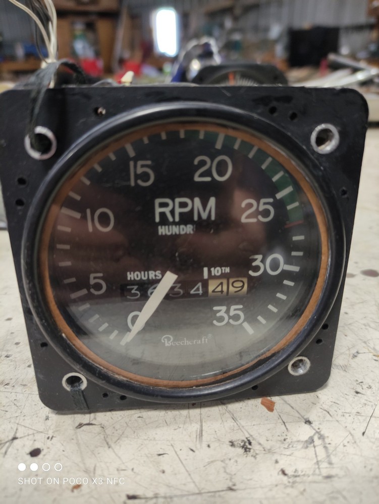Beechcraft Tachometer 35-324365-11