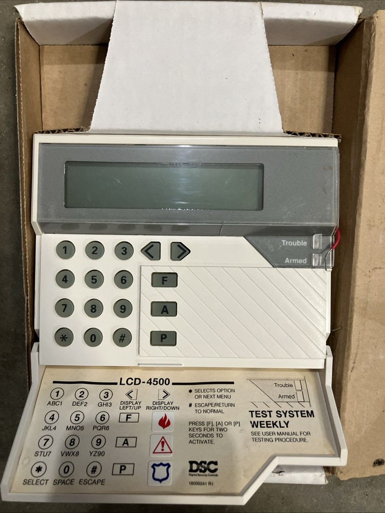 DSC Security keypad Old Style Keypad