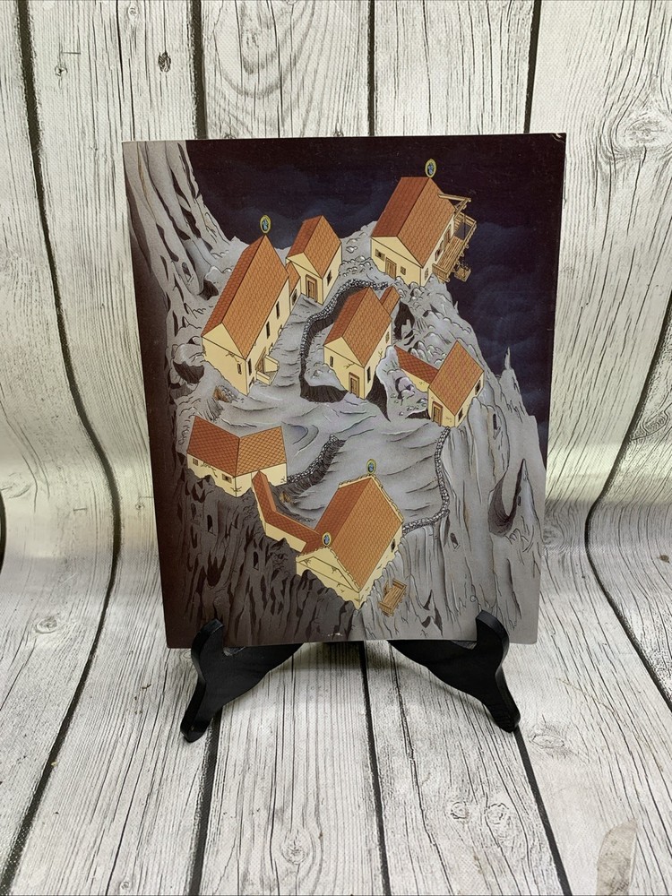 D&D Monastery Map/Guide 1990 TSR