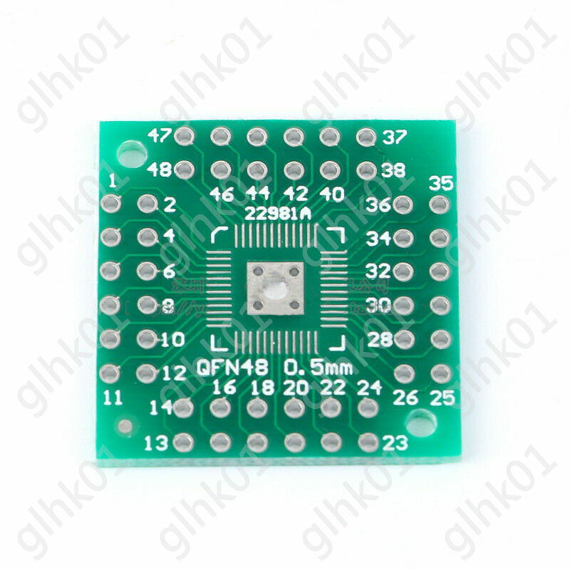 QFN32 44 48 to DIP Adapter PCB Board Converter QFN QFP PQFP LQFP HTQFP SMD