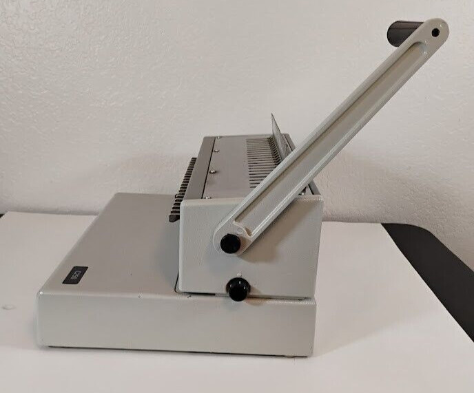 GBC CombBind C250 Binding Machine Model 7400016 Book Binding Press Bindings Incl