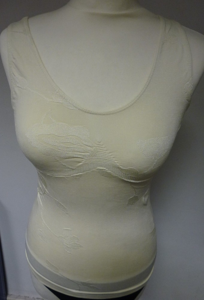Medium Control Cami - With Flower Detailing