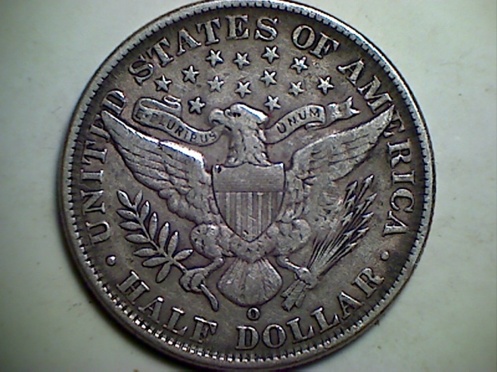 1907-o 50C Barber Half Dollar XF
