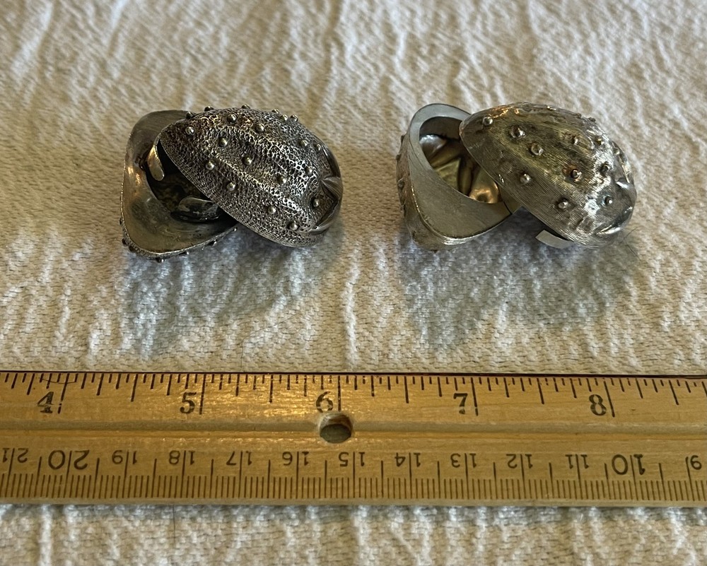 Two Sterling Silver Designer Strawberry Pill Boxes