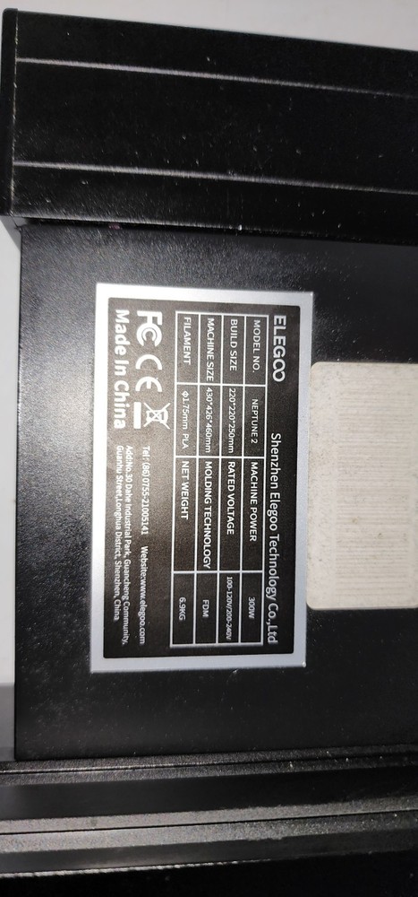 ELEGOO NEPTUNE 2, 3D PRINTER