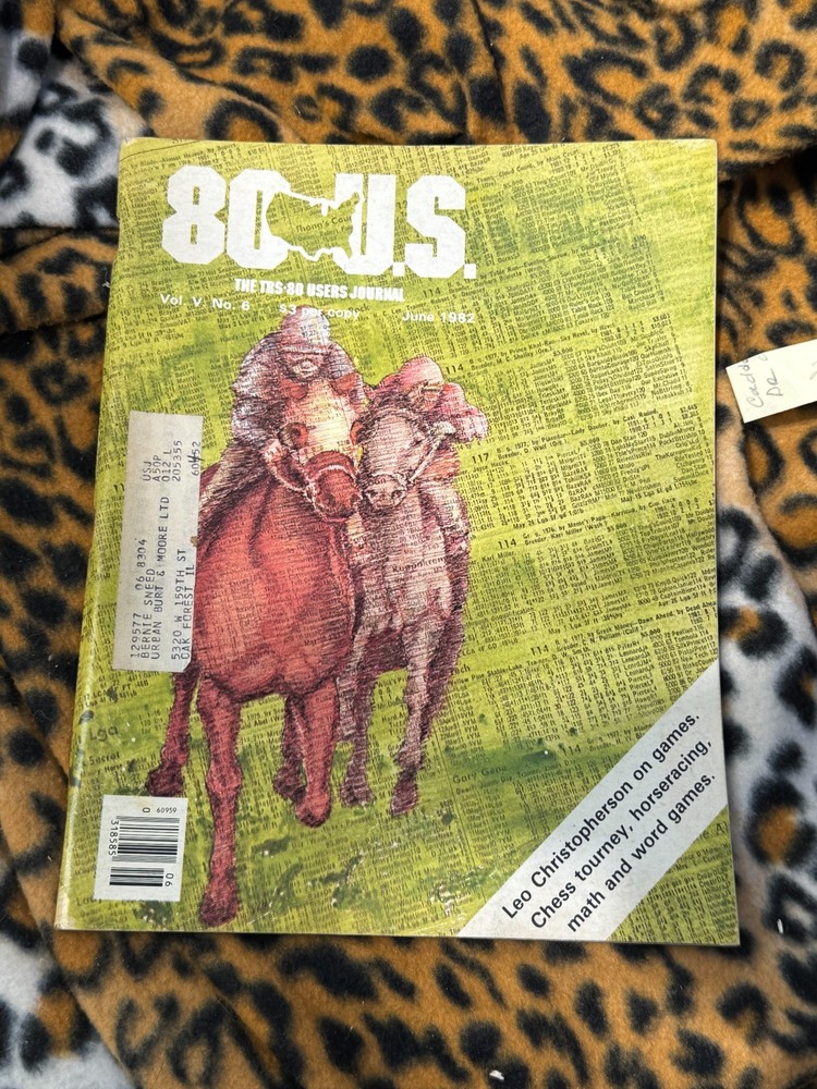 80 US the TRS-80 Users Journal June 1982