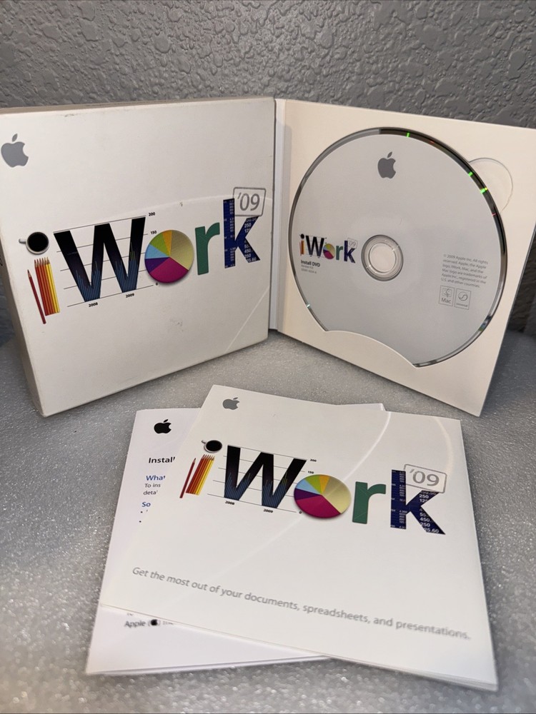 Apple iWork '09 (Retail) (1 User/s) - Full Version for Mac MB942Z/A
