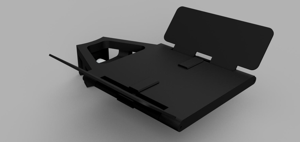 The SteadYum: Your Compact, Portable Table for Easy Stadium Snacking