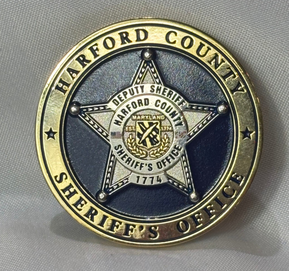 Harford County Challenge Coin Sheriff's Office Firearms Instructor