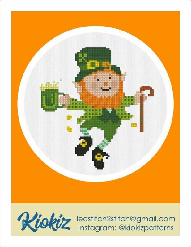 Leprechaun by Kiokiz cross stitch pattern