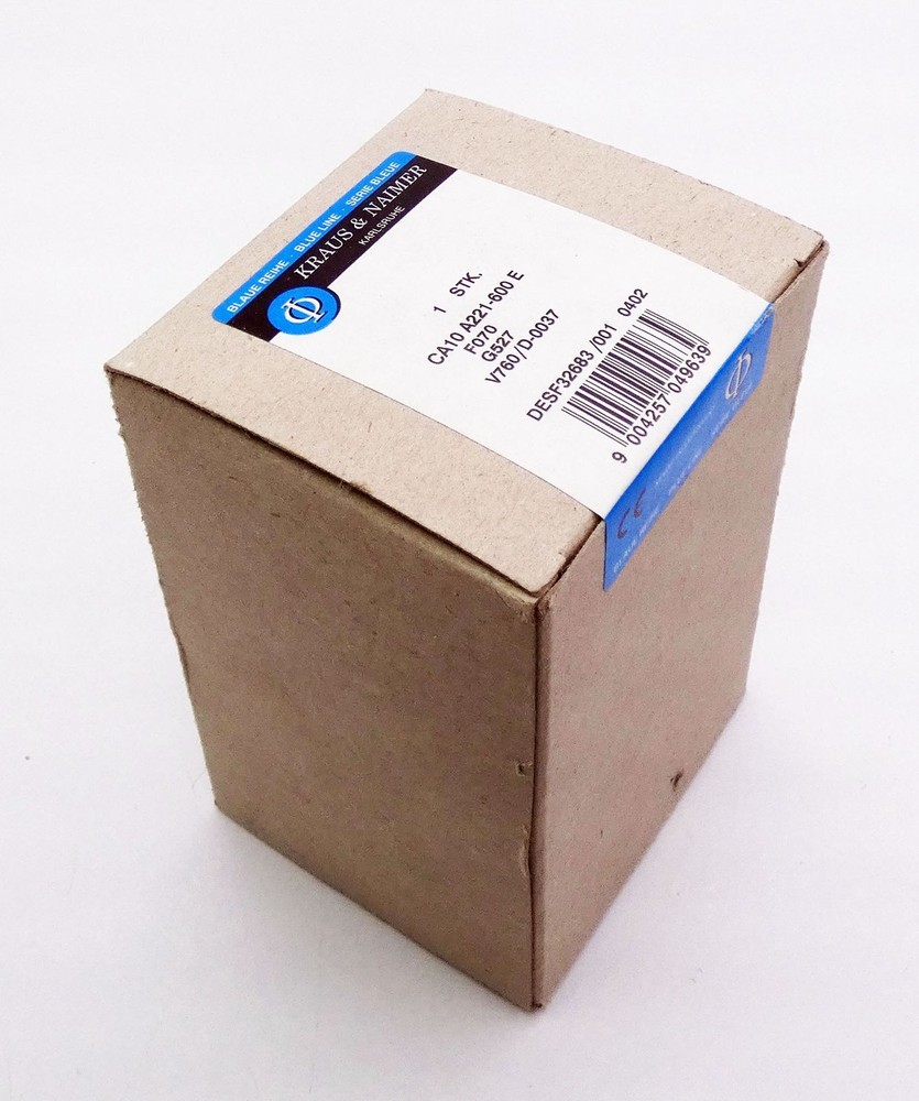 Kraus & Naimer CA10 A221-600 E 20A Key Switch -Sealed-