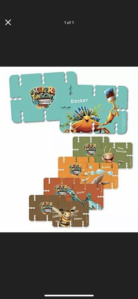 New Sealed Maker Fun Factory VBS: Talk-Starter Stackers Cards 2017 30 Per pkg