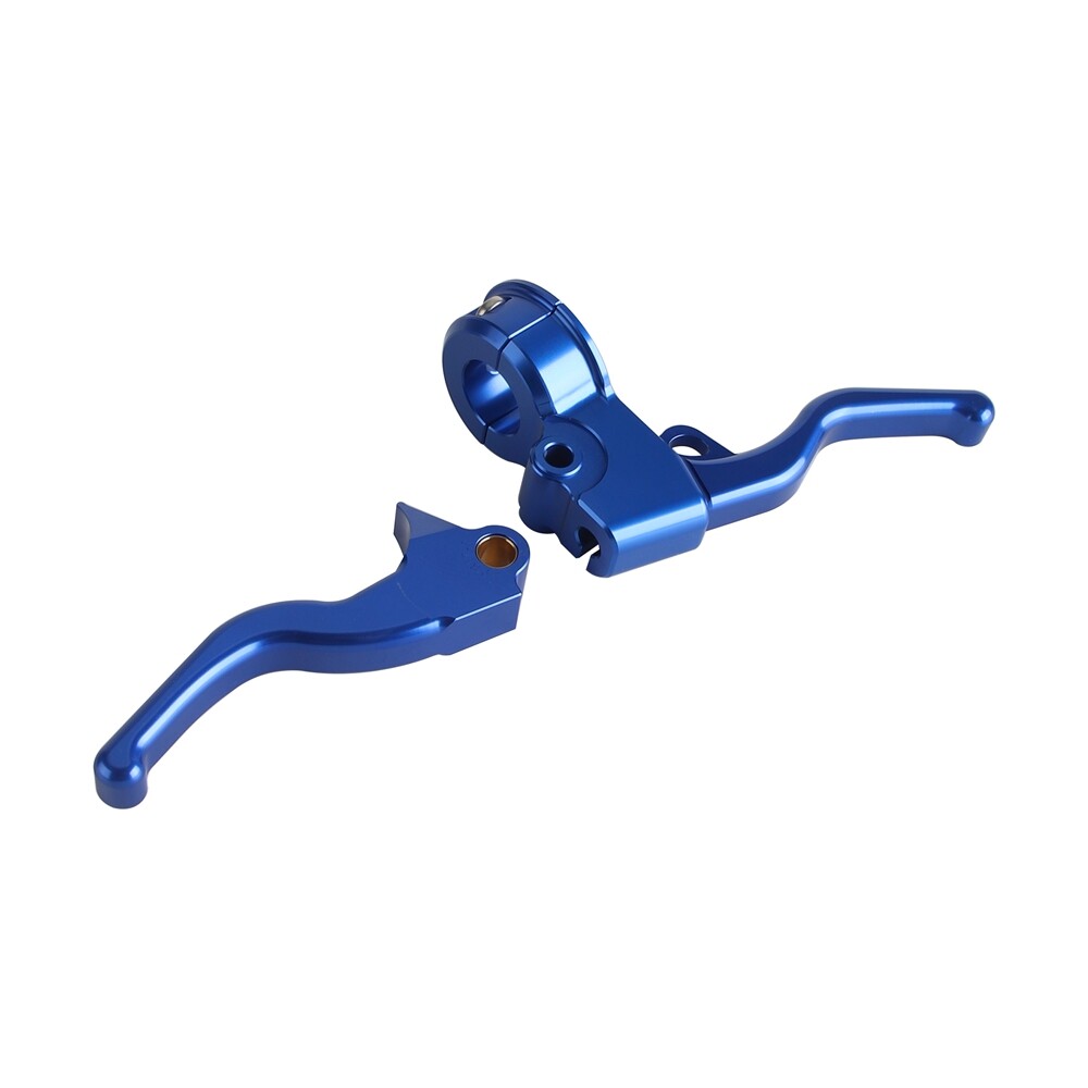 Easy Pull Clutch & Brake Levers For Harley Dyna Street Bob FXDB Low Rider 96-17