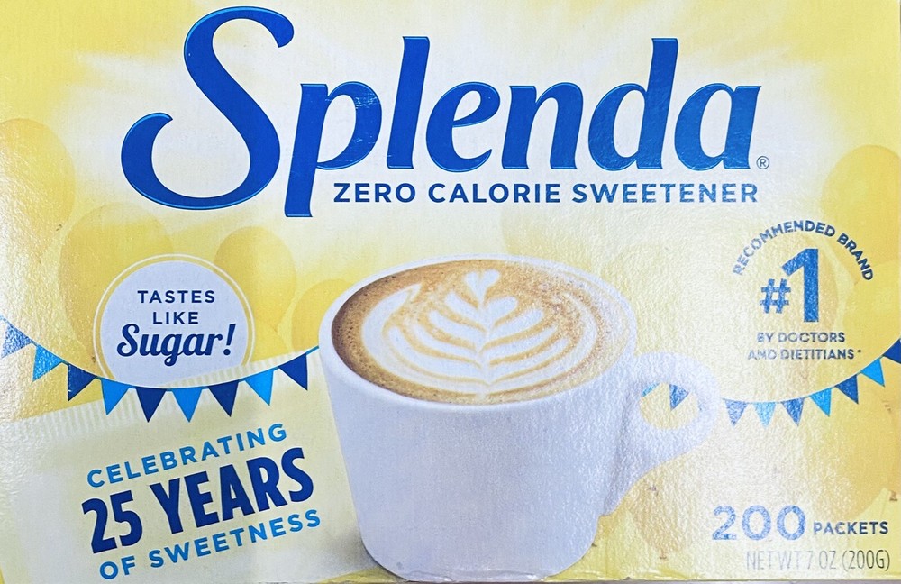 SPLENDA Zero Calorie Sweetener 200 Count Packets 7 oz Box