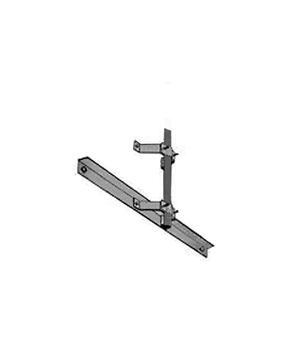 ROHN GEM4060 Eave Mount - Galvanized Steel Gable End Bracket