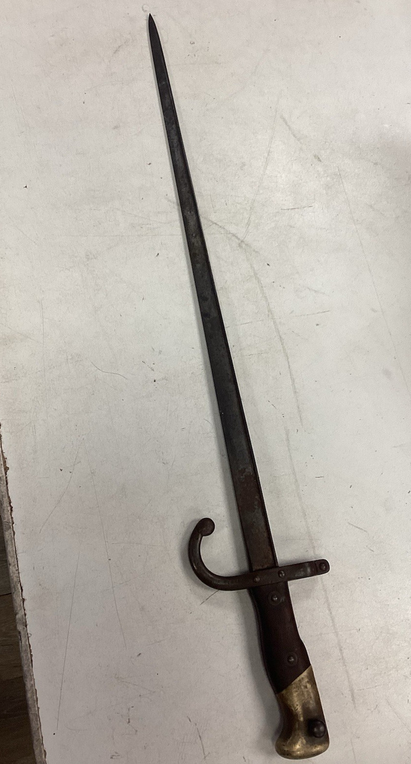 VINTAGE ARMES DE ST ETIENNE GRAS BAYONET 1875