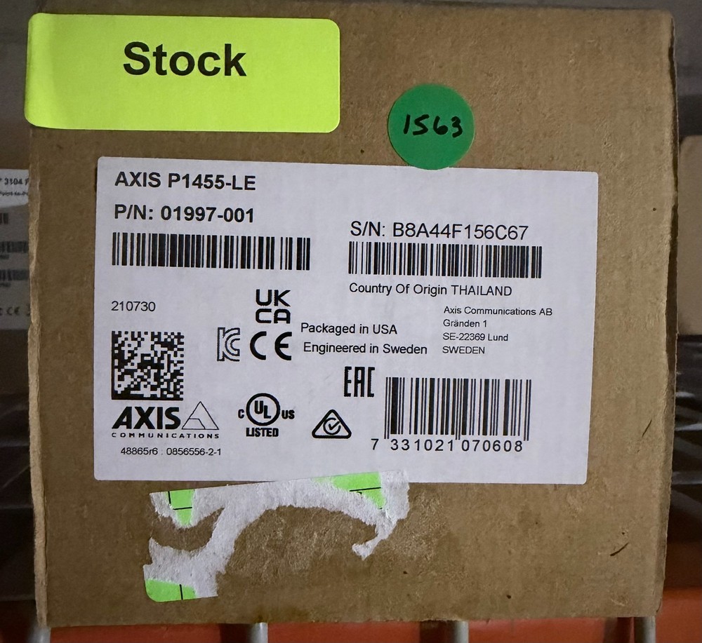 Axis P1455‑LE Network Camera – 5 MP, Lightfinder, WDR, Outdoor PoE