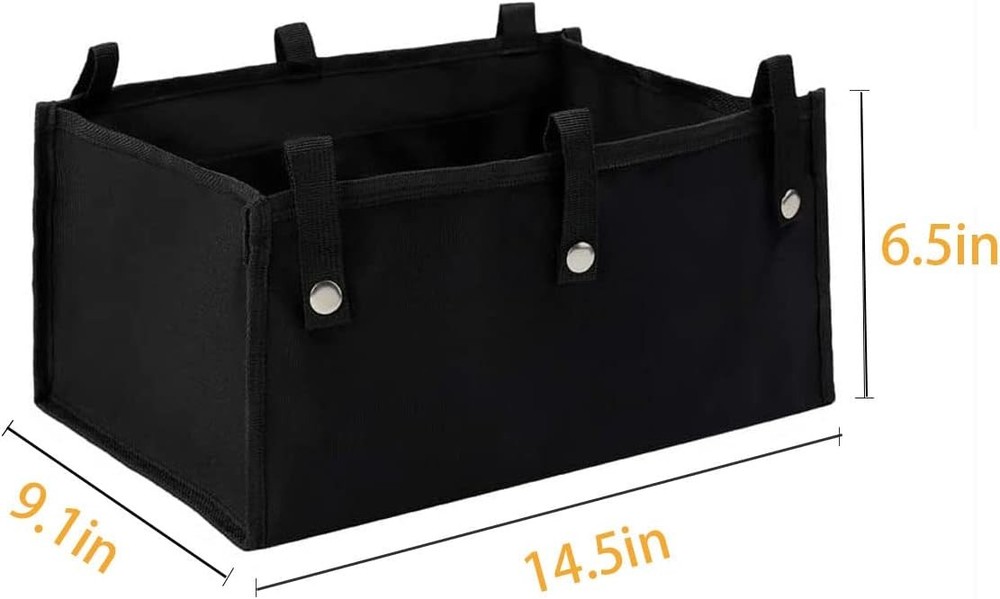 Large Rollator Walker Basket, Under Seat Bag, Large, Black
