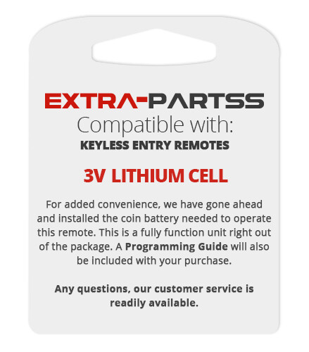 2 New Replacement Keyless Entry Remote Key Fob Transmitter Beeper for 15042968