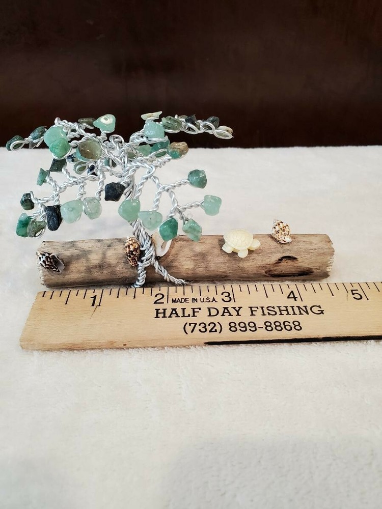 Handmade Mini Palm Gemstone Tree