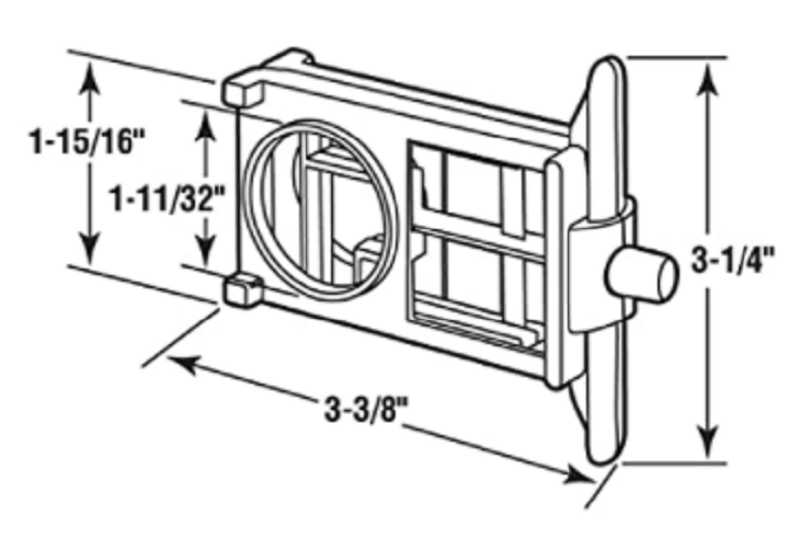 Sentry 650-6617 Latch housing